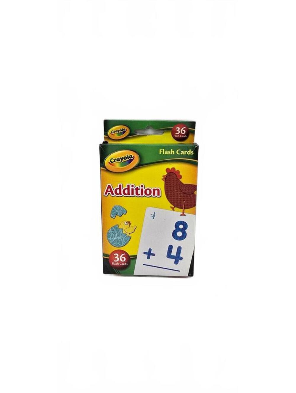 Crayola Addition Flash Cards 36 Count Educational Math Learning Cards